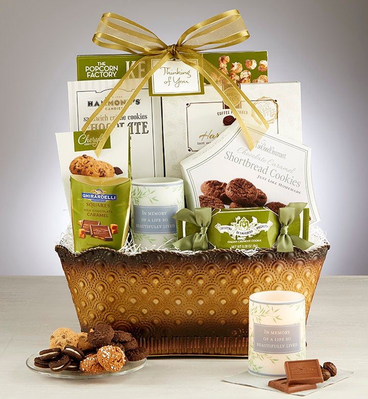 *Faith & Fond Memories Sympathy Candle Basket